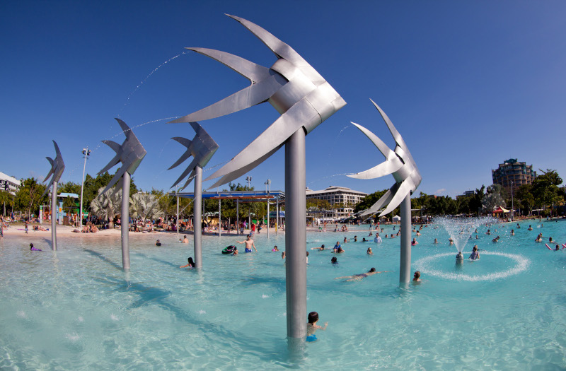 Cairns Regional Council QLD Signature Fish at the Cairns Lagoon on the Esplanade