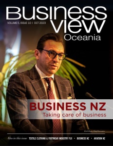 October 2023 issue of Business View Oceania - cover