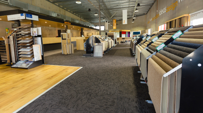 Andersens Floor Coverings Pty Ltd inside view of a store.