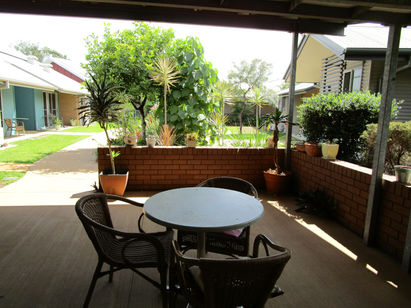 Wongaburra Society outside covered patio area