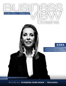 The latest issue cover of Business View Oceania