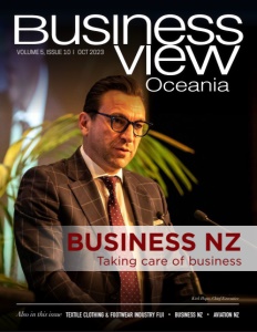 February 2023 cover of Business View Oceania
