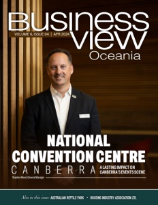 April 2024 issue cover of business view oceania