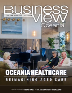 The latest issue cover of Business View Oceania