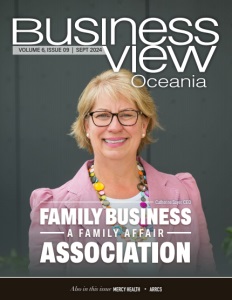 The latest issue cover of Business View Oceania