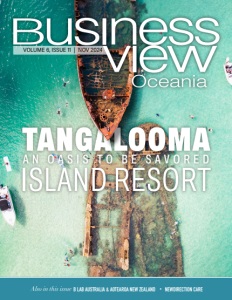 November 2024 cover of Business View Oceania