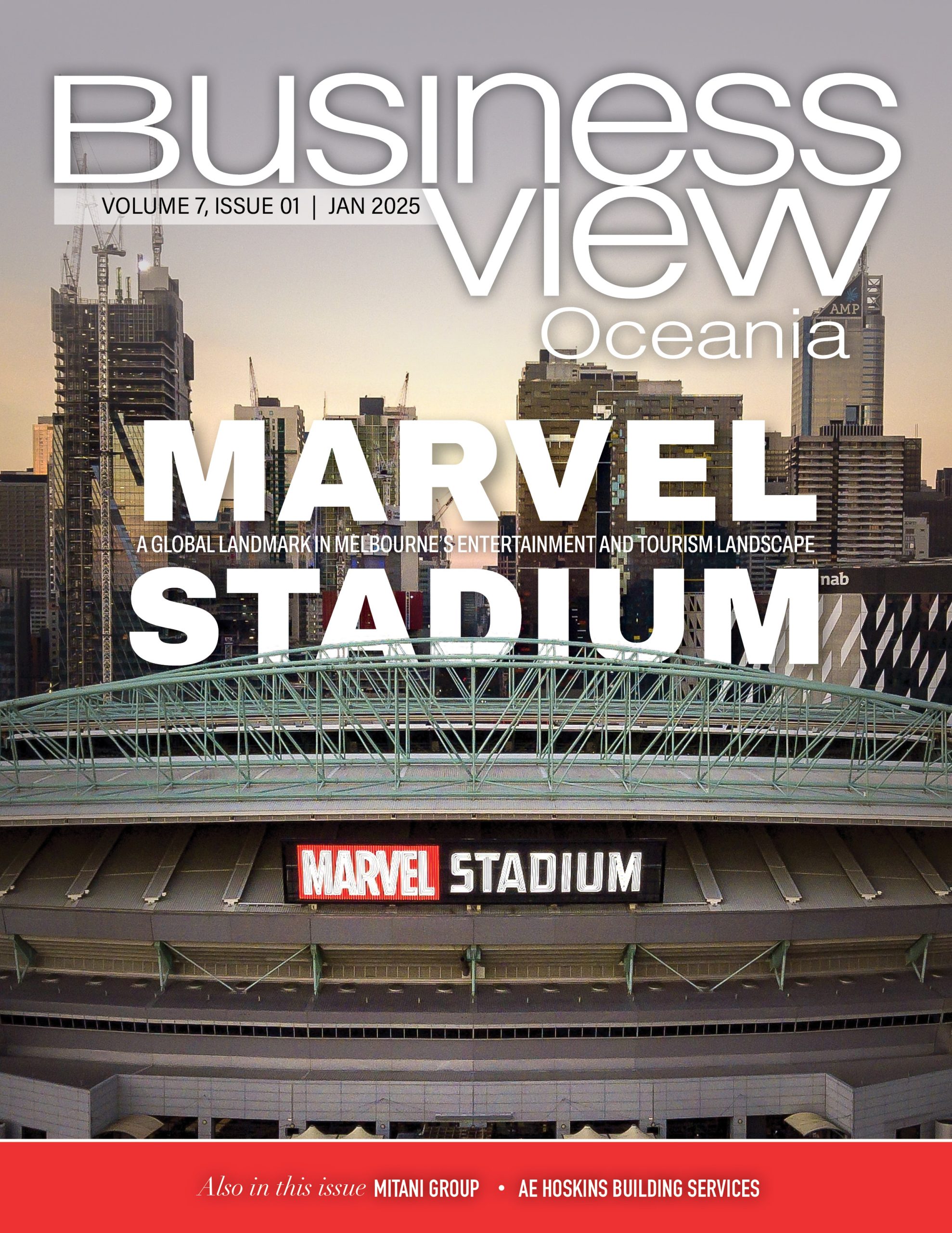 The latest issue cover of Business View Oceania