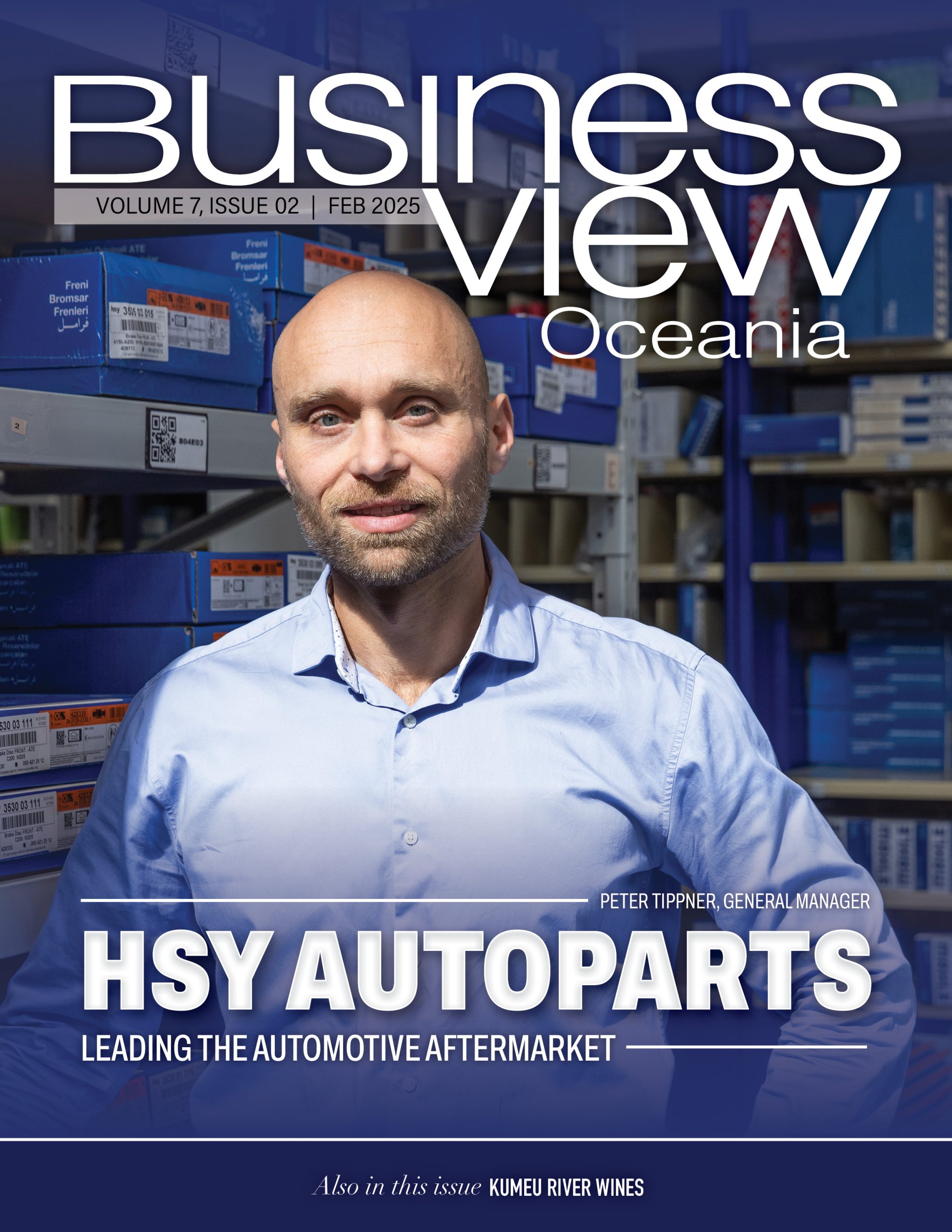 The latest issue cover of Business View Oceania