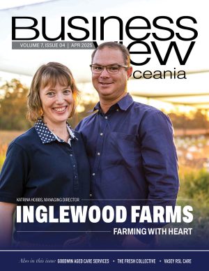 The latest issue cover of Business View Oceania