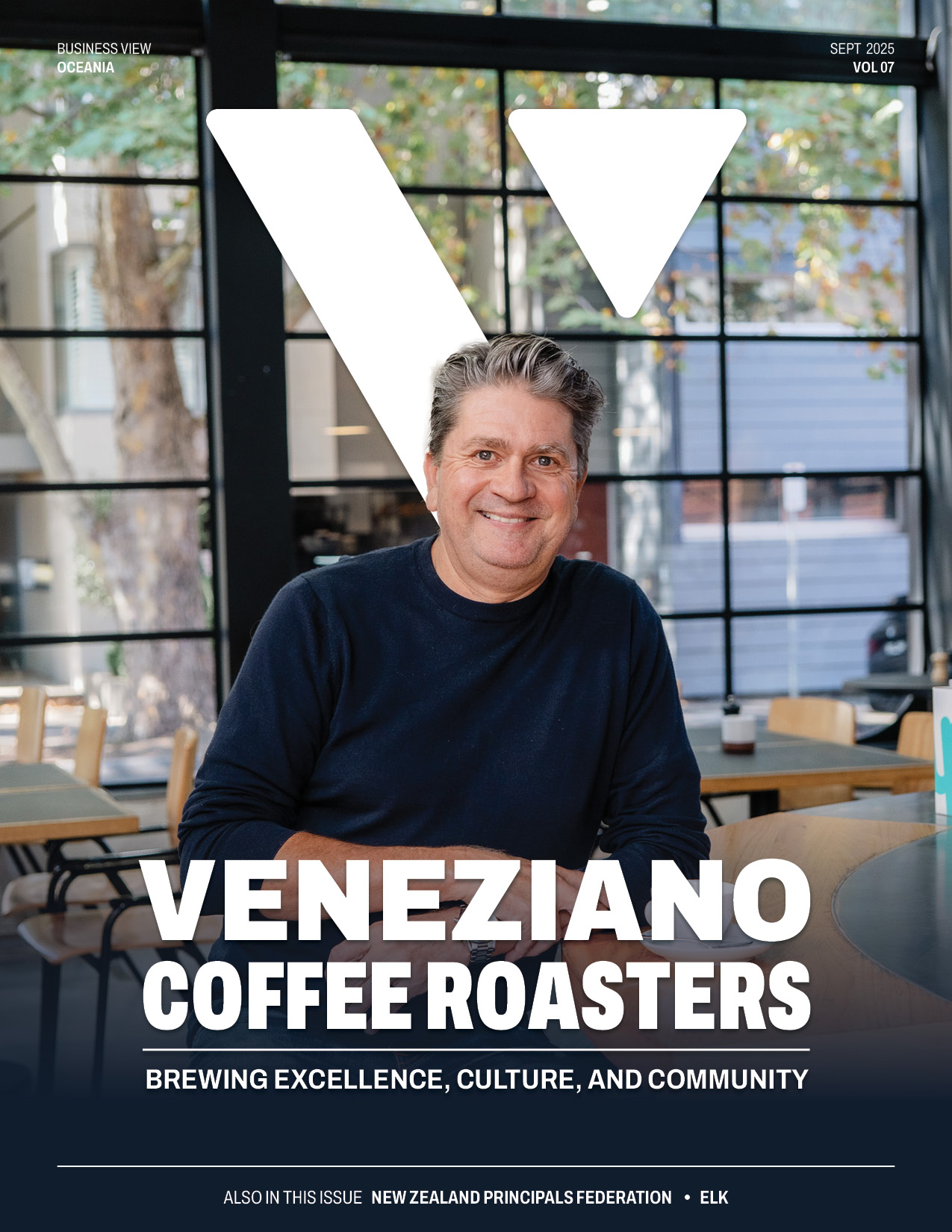 The latest issue cover of Business View Oceania