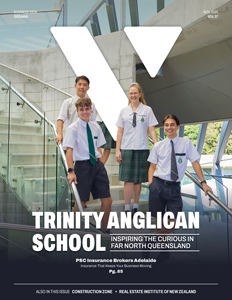 The latest issue cover of Business View Oceania