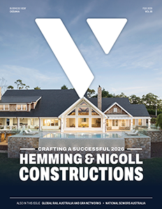 The latest issue cover of Business View Oceania